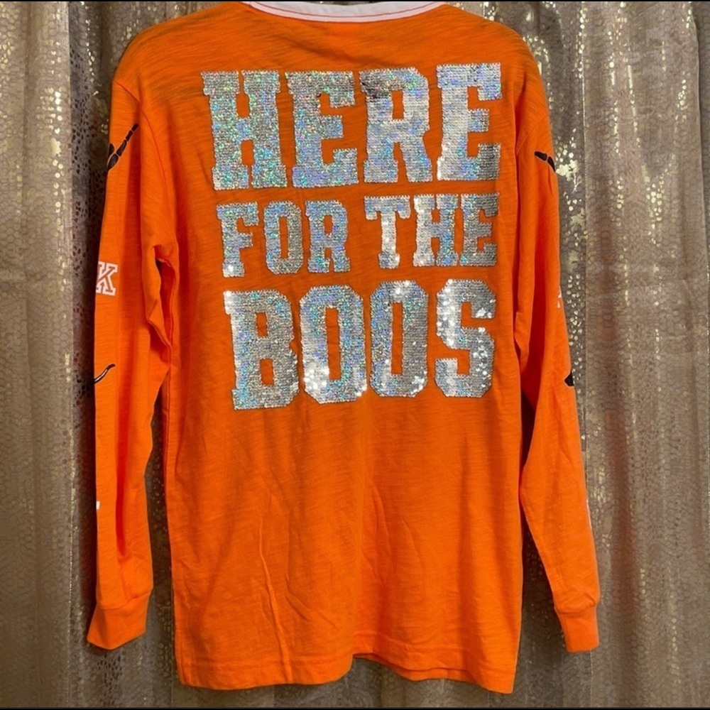 NEW •Victoria’s Secret BLING• Here for the Boos Shirt